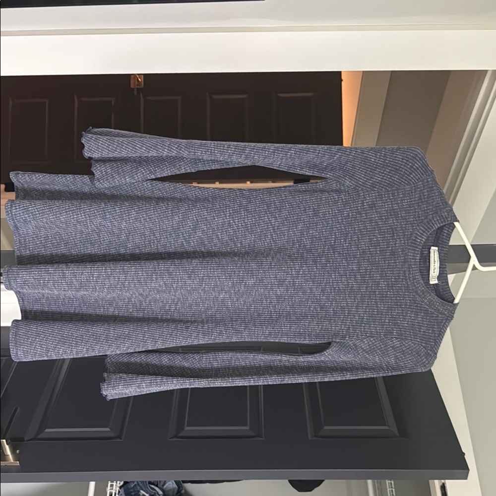 Abercrombie & Fitch Blue Crewneck Sweater